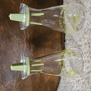 Pyrex Salt & Pepper Shakers Corelle Spring Blossom Vintage